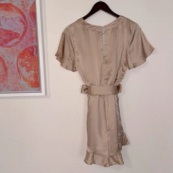 Show Me Your Mumu - Say I Do romper - large - champagne Luxe satin pajamas NWOT - Picture 8 of 16